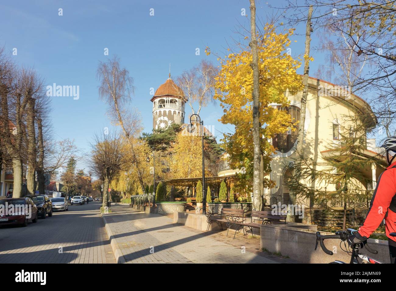 Water Tower Spa Building Building In The Style Of National Romanticism Architect Otto Walter Kukkuk Raushen Svetlogorsk Kaliningrad Region Russ Stock Photo Alamy