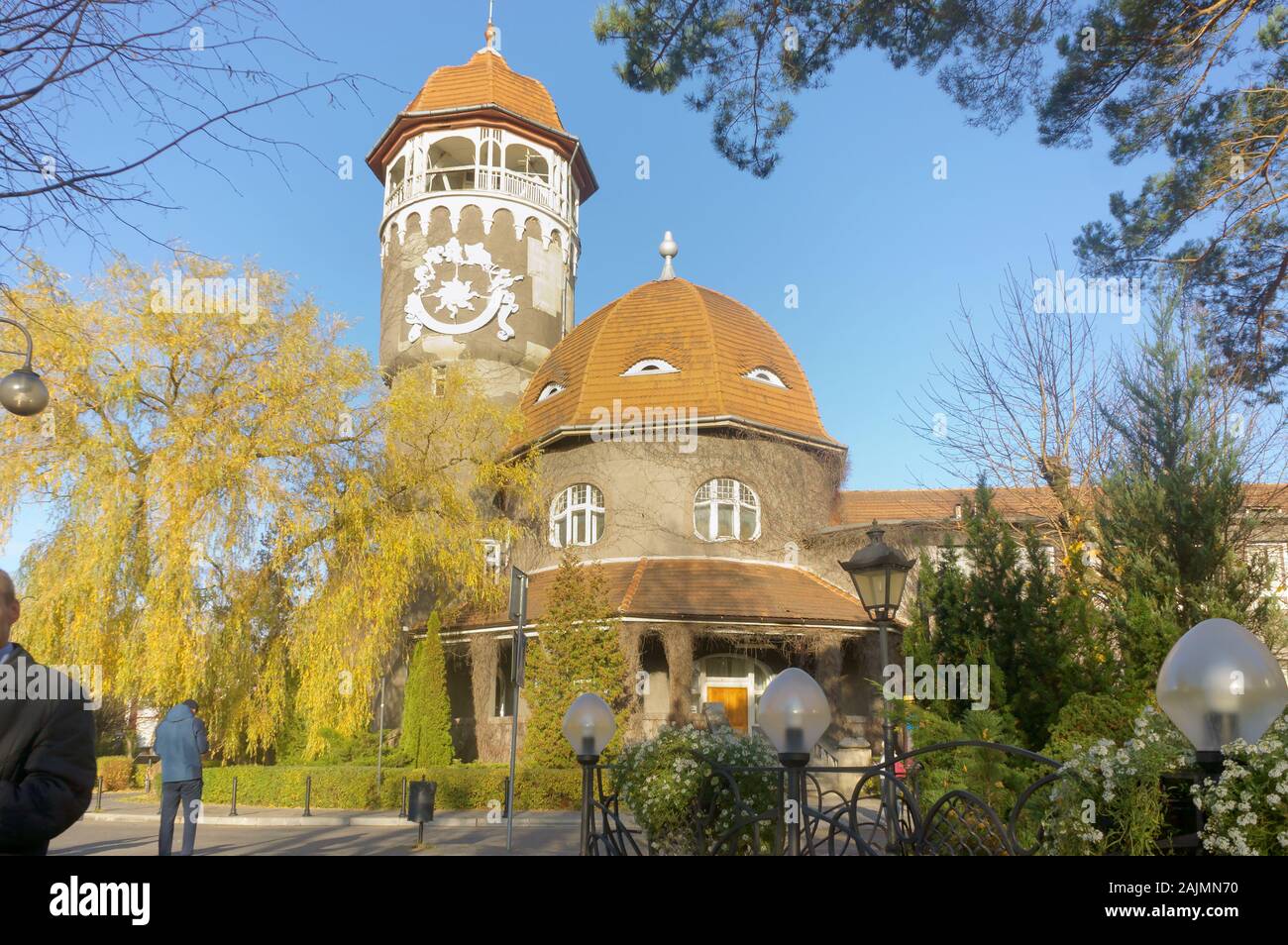 Water Tower Spa Building Building In The Style Of National Romanticism Architect Otto Walter Kukkuk Raushen Svetlogorsk Kaliningrad Region Russ Stock Photo Alamy