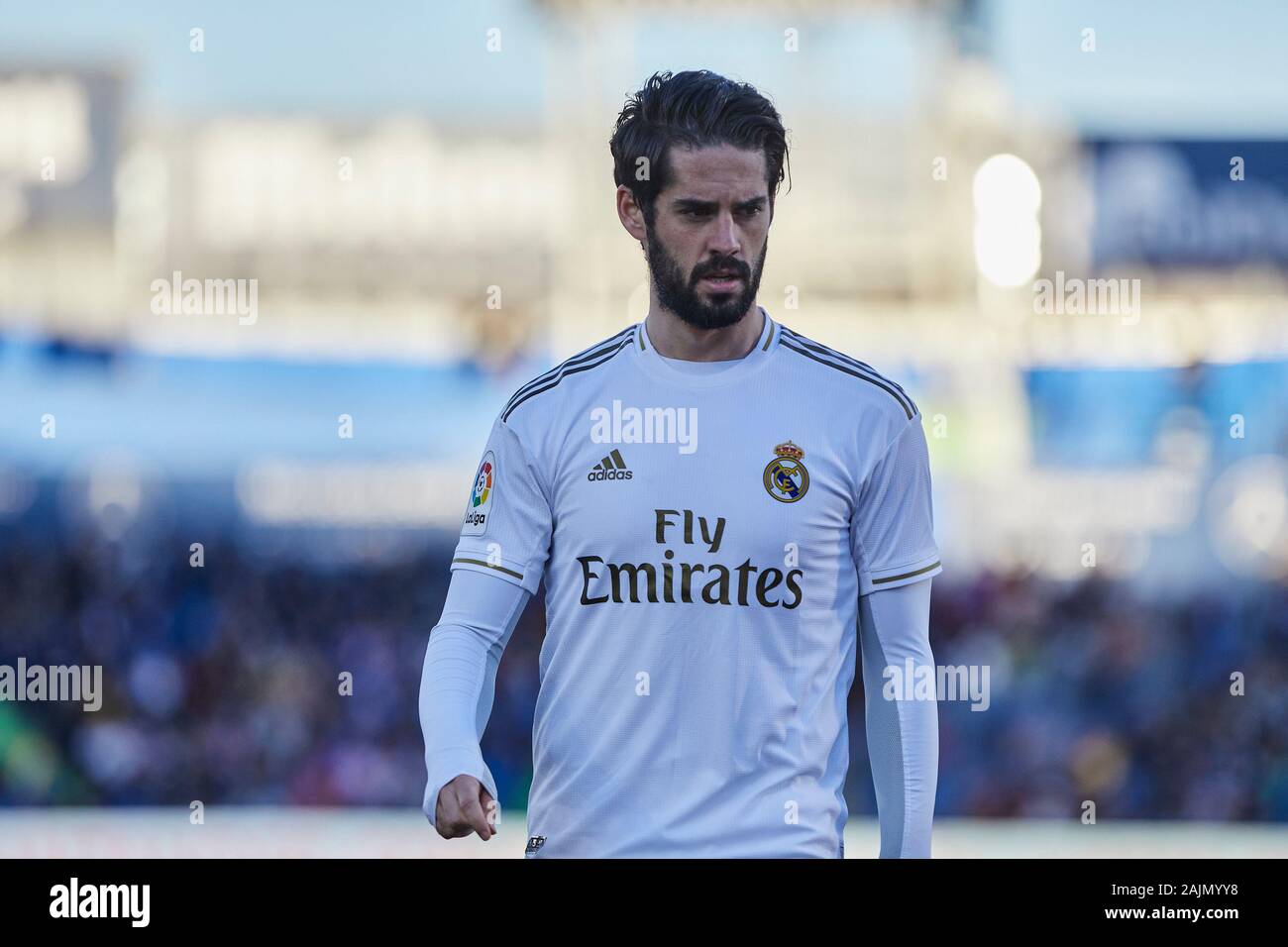 Francisco Alarcon 'Isco' of Real Madrid seen during the La Liga match  between Getafe CF and Real Madrid at Coliseum Alfonso Perez in Getafe.(Final  score: Getafe CF 0:3 Real Madrid Stock Photo -