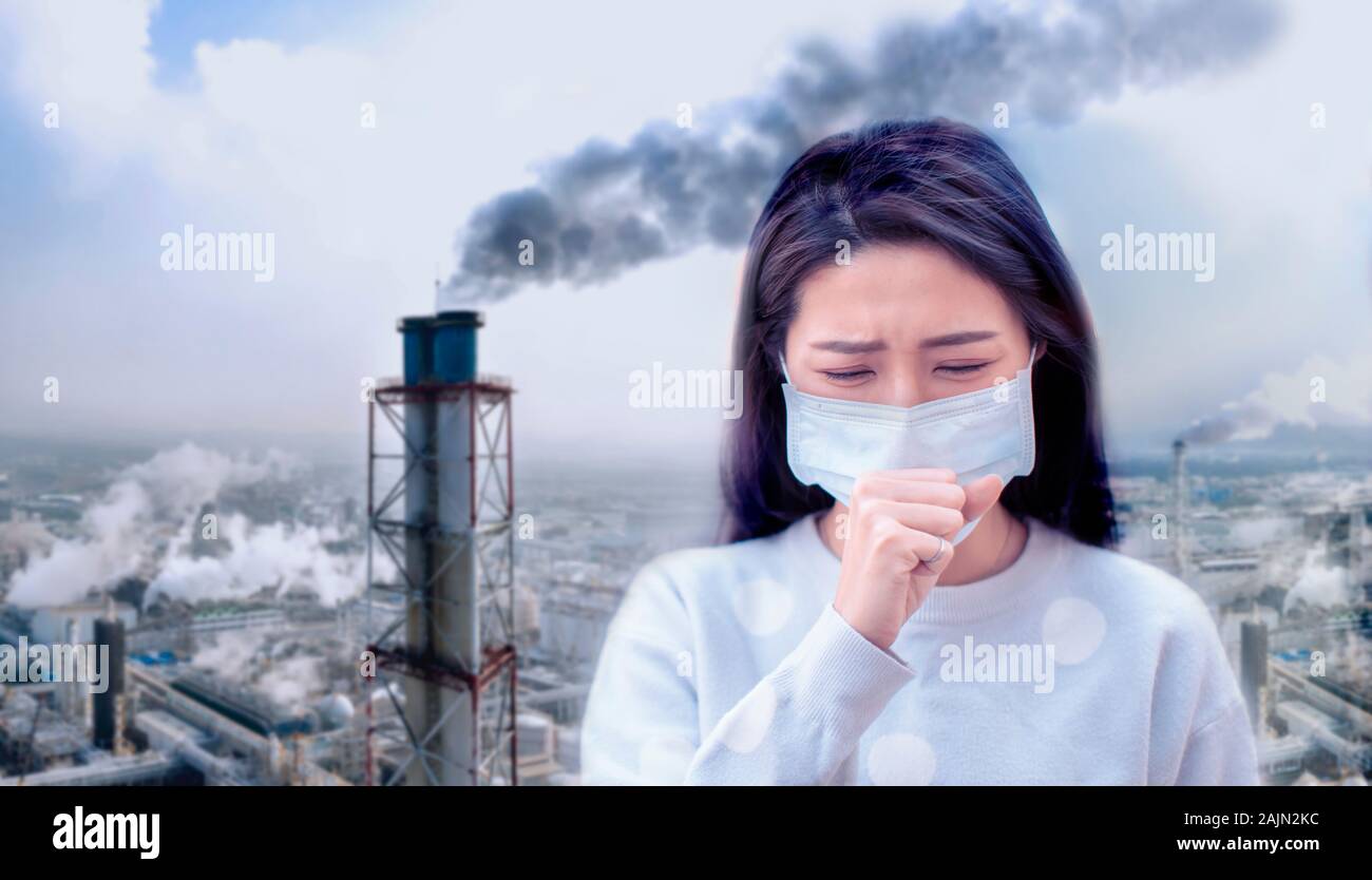 Young woman gas mask hi-res stock photography and images - Alamy