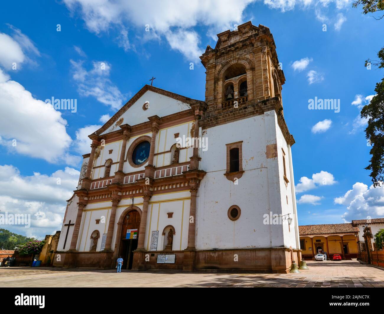 Basilica of Our Lady of Health - Patzcuaro, Michoacan, Mexico Stock Photo