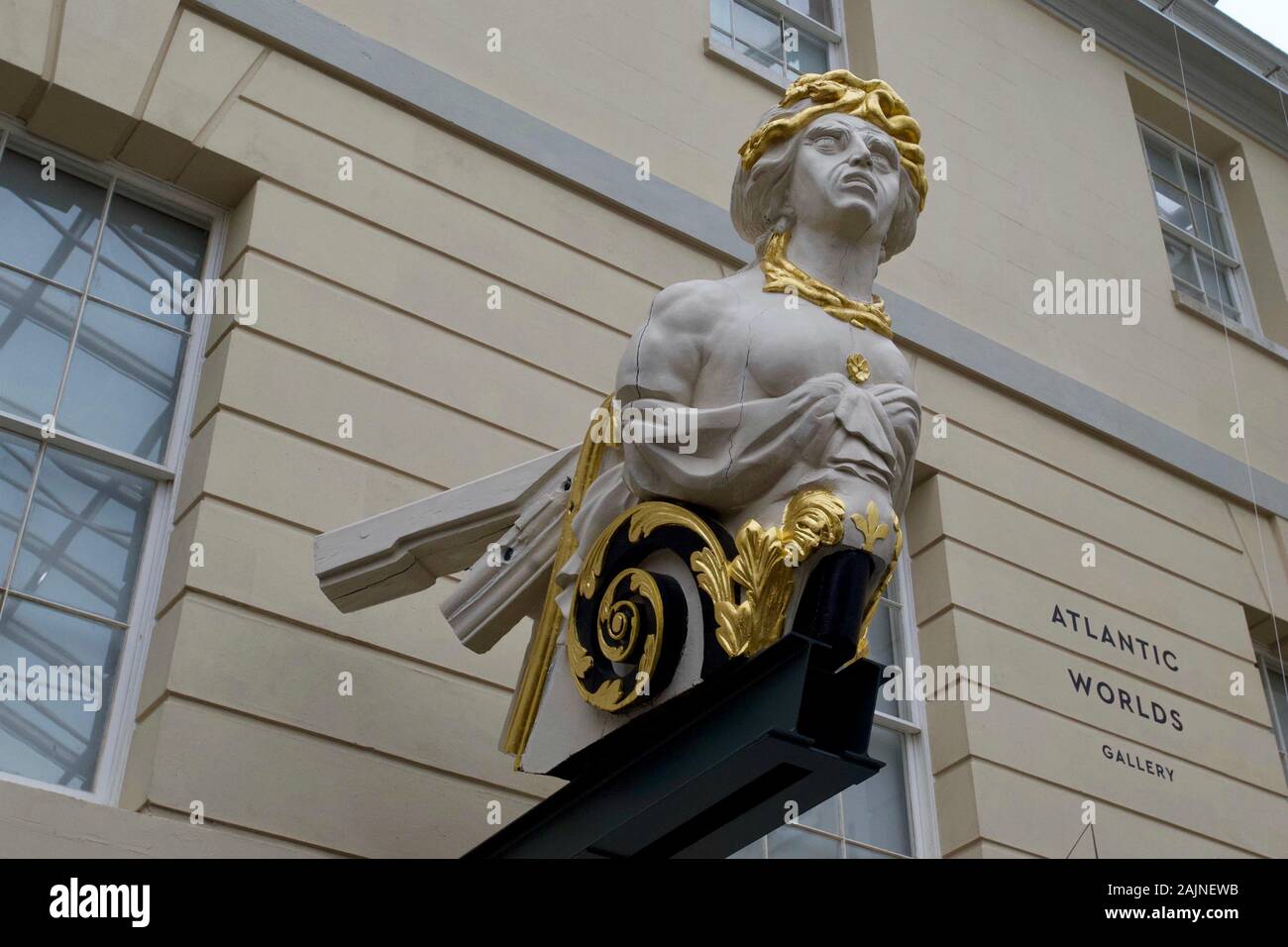 Figureheads, National Maritime Museum, Greenwich, London, England. Stock Photo