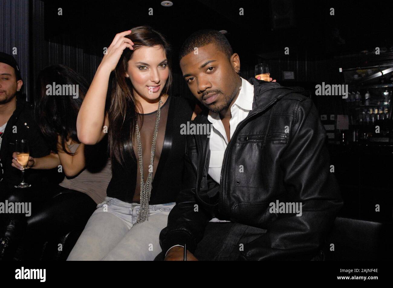 Singer / Actor Ray J Norwood (r) at Wonderland on January 21, 2010 in Hollywood, California. Stock Photo