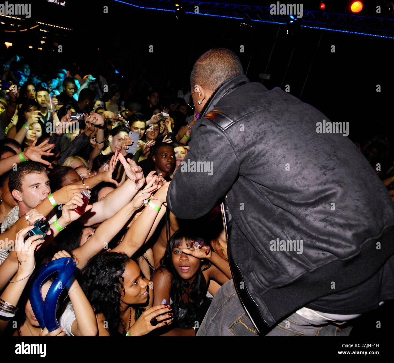 Singer / Actor Ray J on stage performing on May 20, 2010 in Los Angeles, California. Stock Photo
