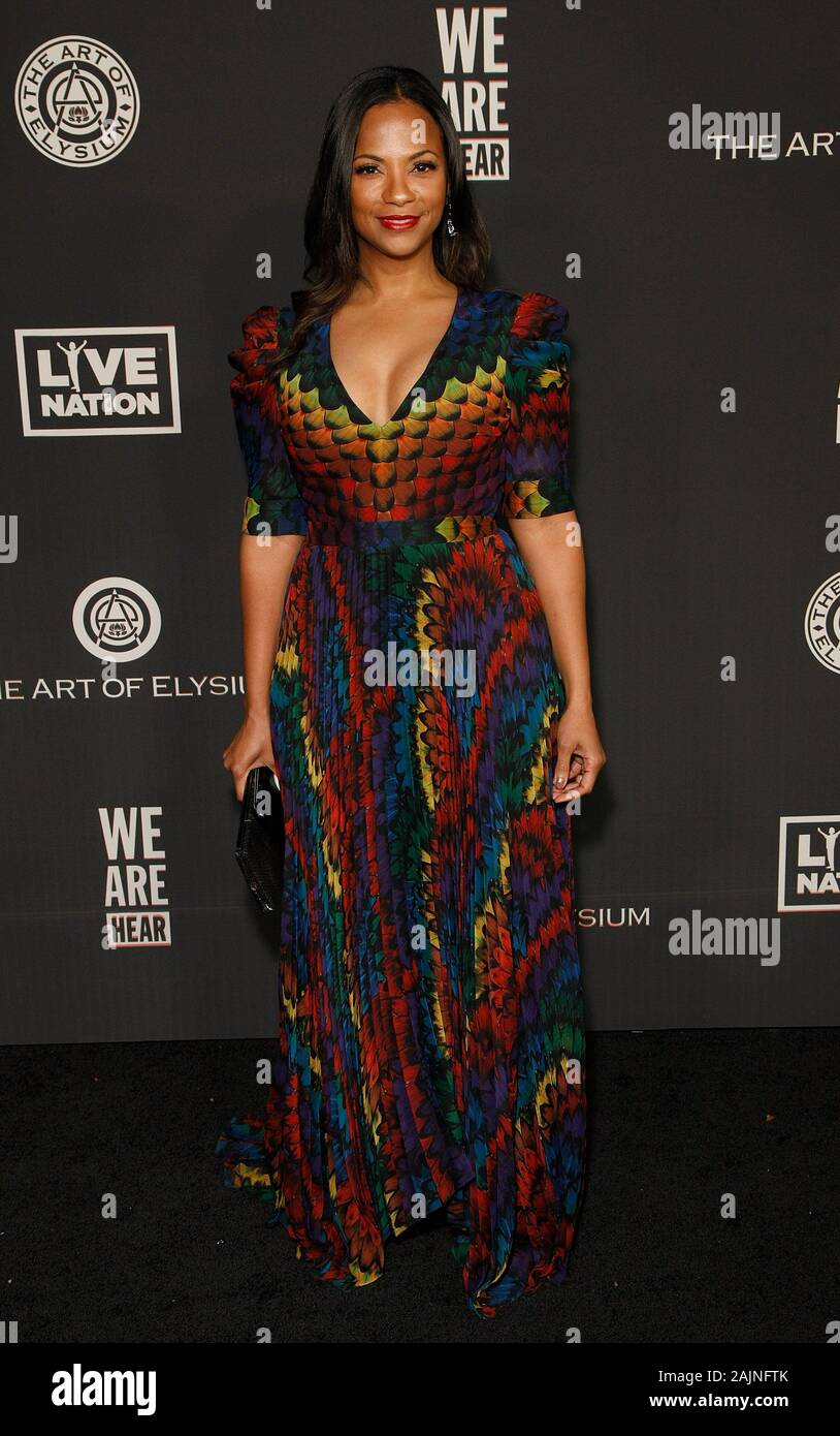 Los Angeles, USA. 04th Jan, 2020. LOS ANGELES, CALIFORNIA - JANUARY 04: Cisely Saldana attends The Art Of Elysium's 13th Annual Celebration - Heaven at Hollywood Palladium on January 04, 2020 in Los Angeles, California. Credit: MediaPunch Inc/Alamy Live News Stock Photo