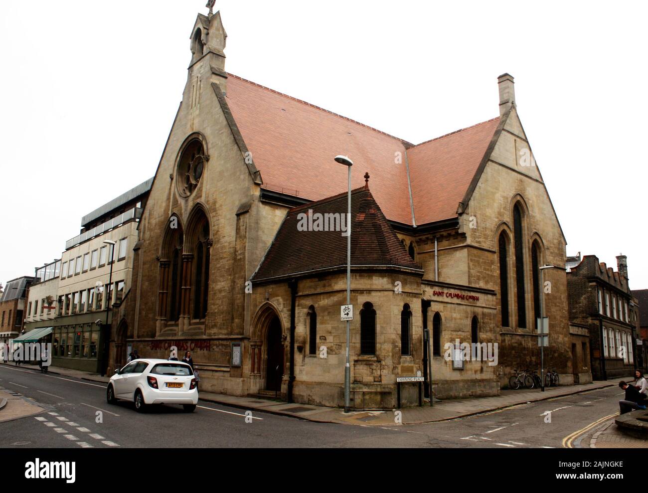 saint columba's church, Cambridge, England Stock Photo