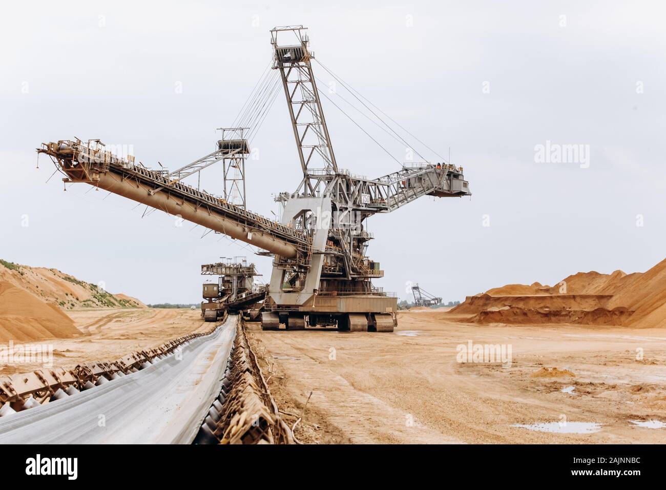 Giant Bucket Wheel Excavator The Biggest Excavator In The World The Largest Land Vehicle Excavator In The Mines Stock Photo Alamy