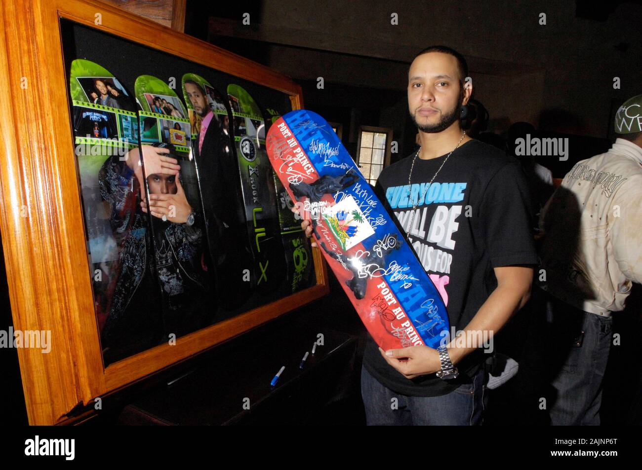 Director X attends a Grammy gifting suite at The Roosevelt Hotel on January 29, 2010 in Hollywood, California. Stock Photo