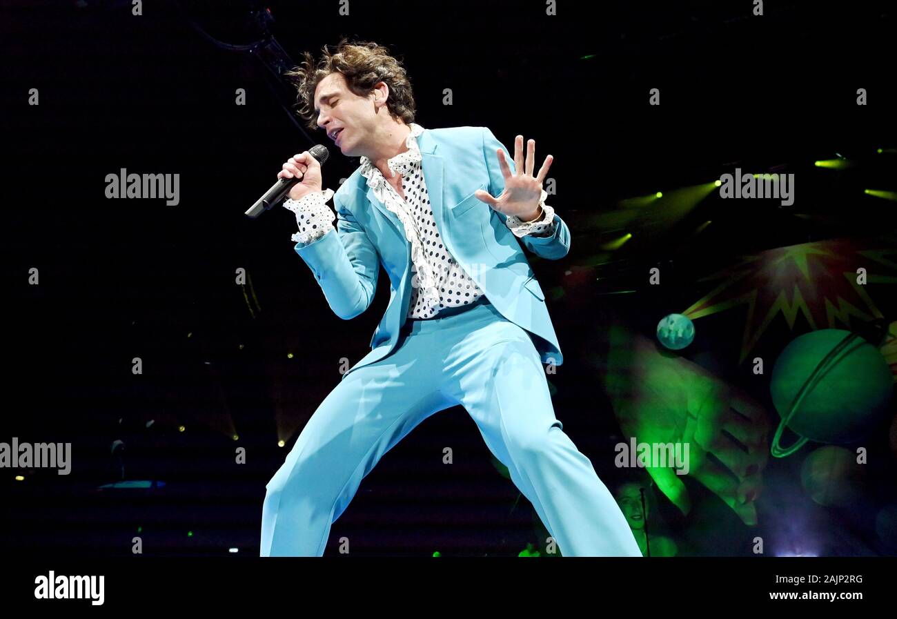 Mika performs live at the Assago Forum as part of his Revelation Tour Featuring: Mika Where: Milano When: 03 Dec 2019 Credit: Massimo Barbaglia Stock Photo