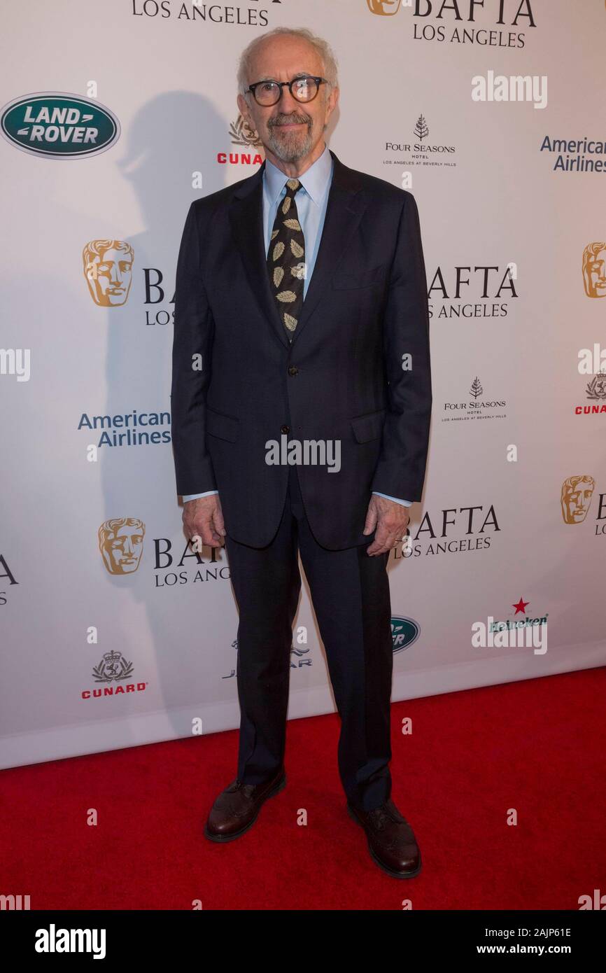 Los Angeles, USA. 05th Jan, 2020. Jonathan Pryce attends the BAFTA Los Angeles Awards Season Tea Party at Hotel Four Seasons in Beverly Hills, California, USA, on 04 January 2020. | usage worldwide Credit: dpa picture alliance/Alamy Live News Stock Photo