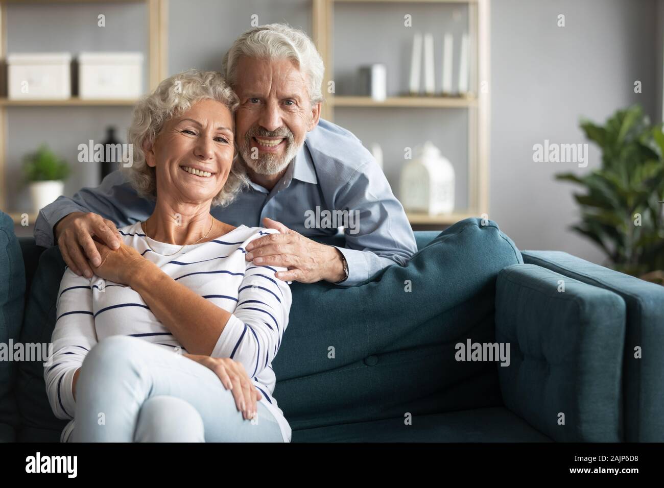 Happy older pair hi-res stock photography and images - Alamy
