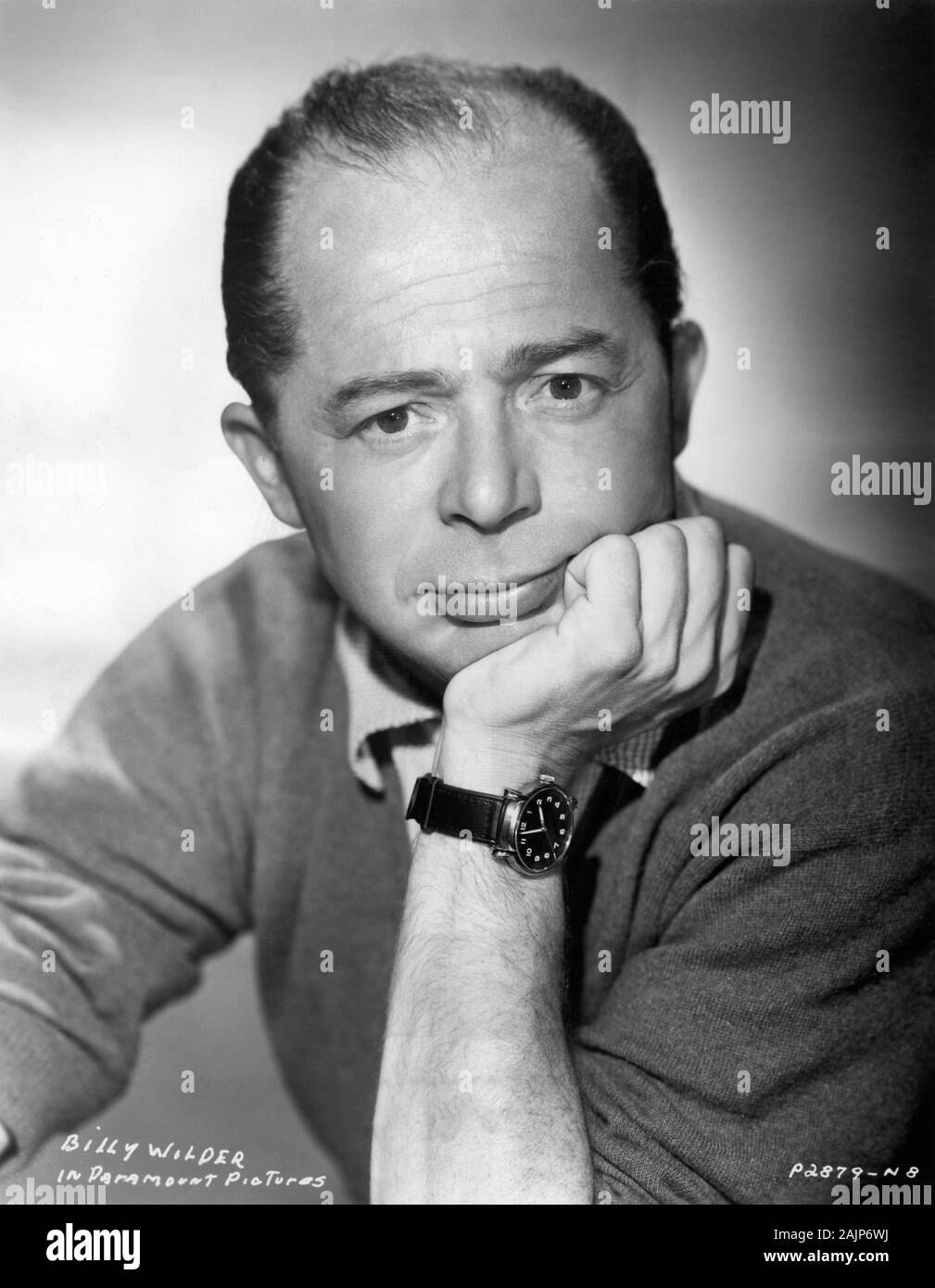 Film Director / Writer BILLY WILDER 1946 Portrait Paramount Pictures Stock Photo