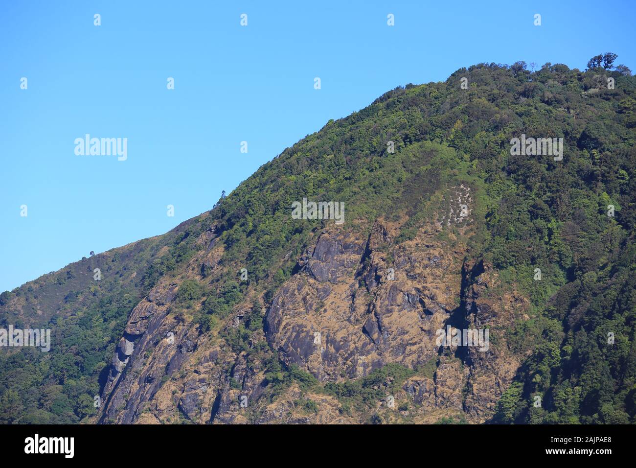 chiang rai doi inthanon peak view in thailand, the highest mountain in thailand Stock Photo