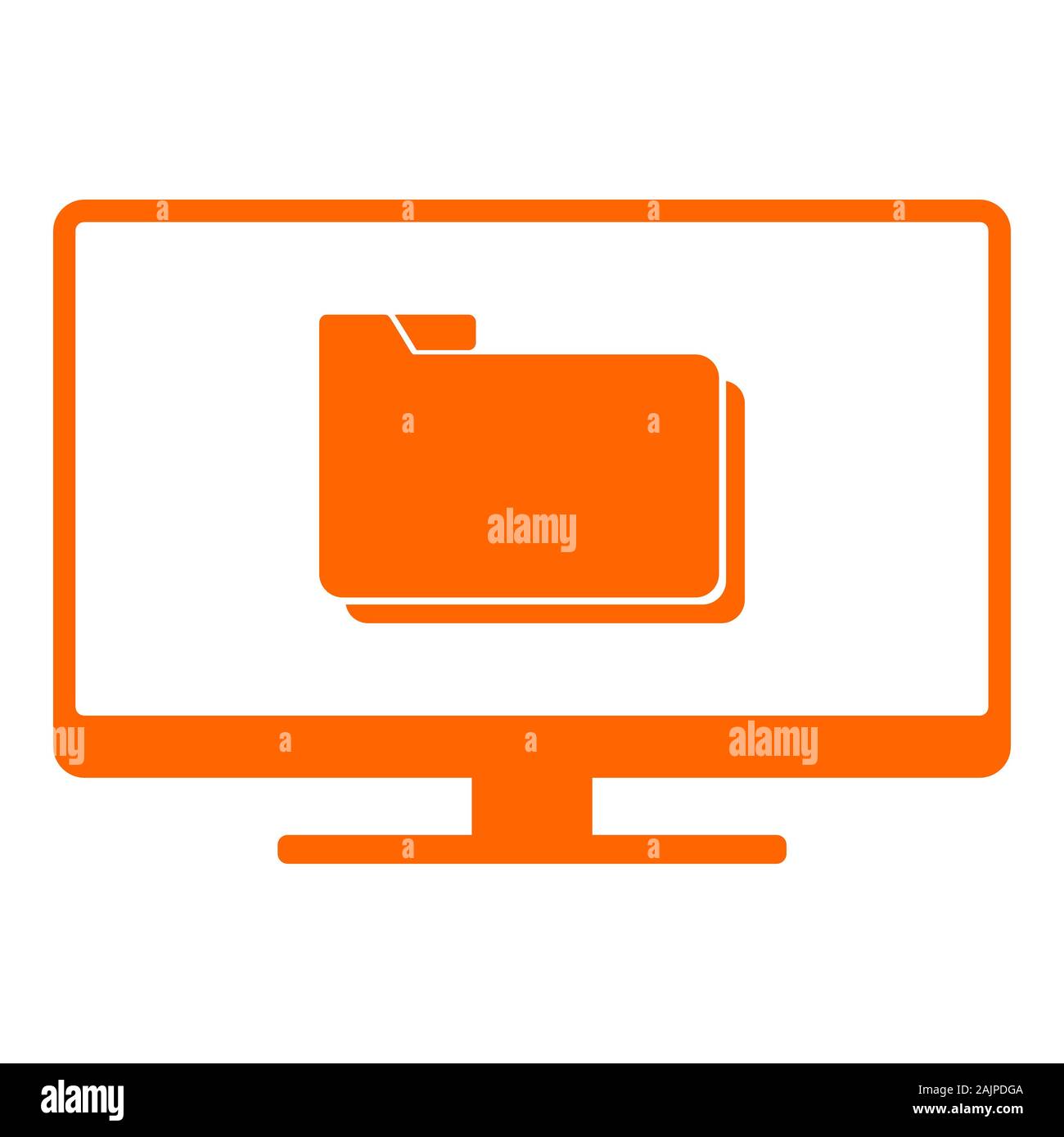 Folder icon desktop hi-res stock photography and images - Alamy