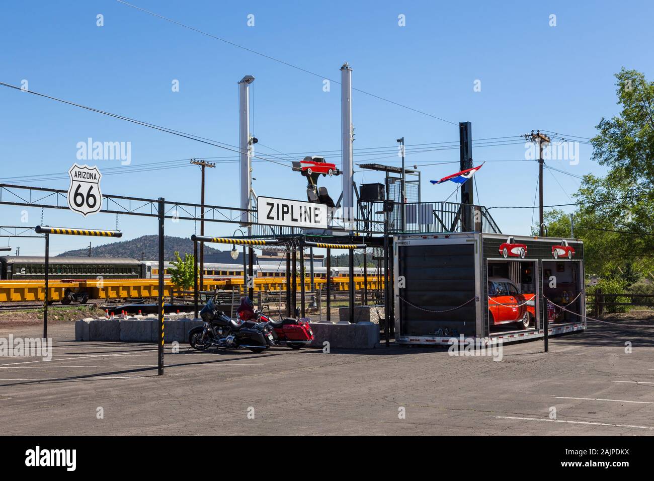 William, Arizona, USA 01 June 2015 Art installation in the city