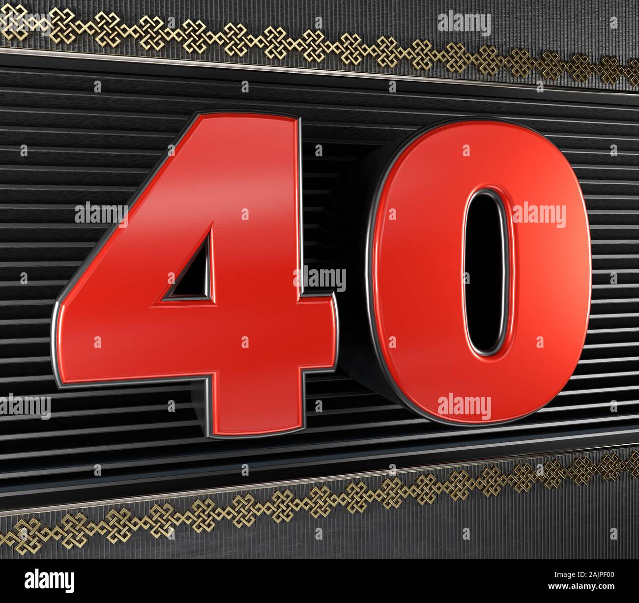 red number 40