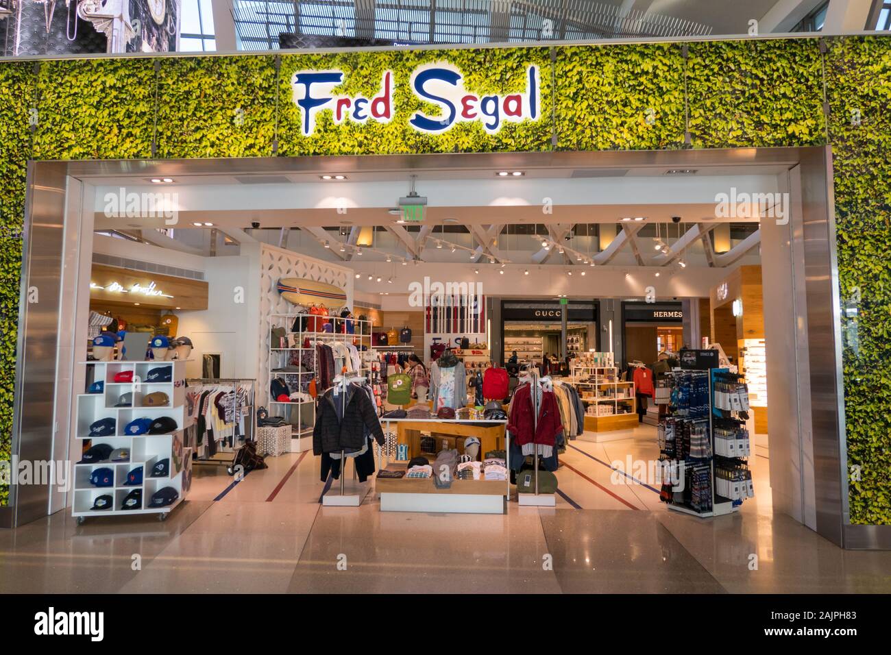 Fred Segal clothing store in LAX airport Stock Photo Alamy