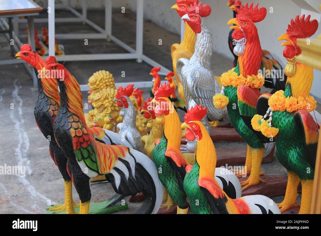 Thailand Style Chicken Sculpture Art Stock Photo Alamy Thailand Style Chicken Sculpture Art Stock Photo Alamy