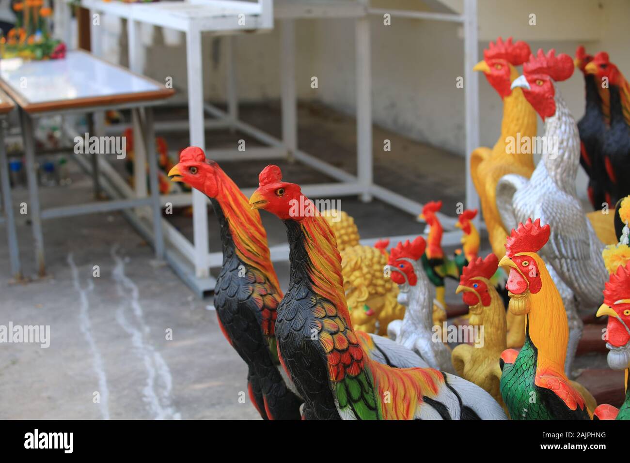 Thailand Style Chicken Sculpture Art Stock Photo Alamy Thailand Style Chicken Sculpture Art Stock Photo Alamy