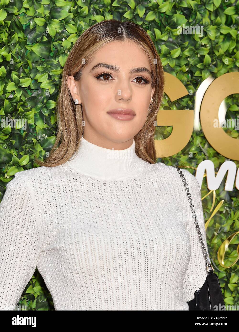 BEVERLY HILLS, CA - JANUARY 04: Sistine Stallone attends the 7th Annual Gold Meets Golden at Virginia Robinson Gardens and Estate on January 04, 2020 in Los Angeles, California. Stock Photo