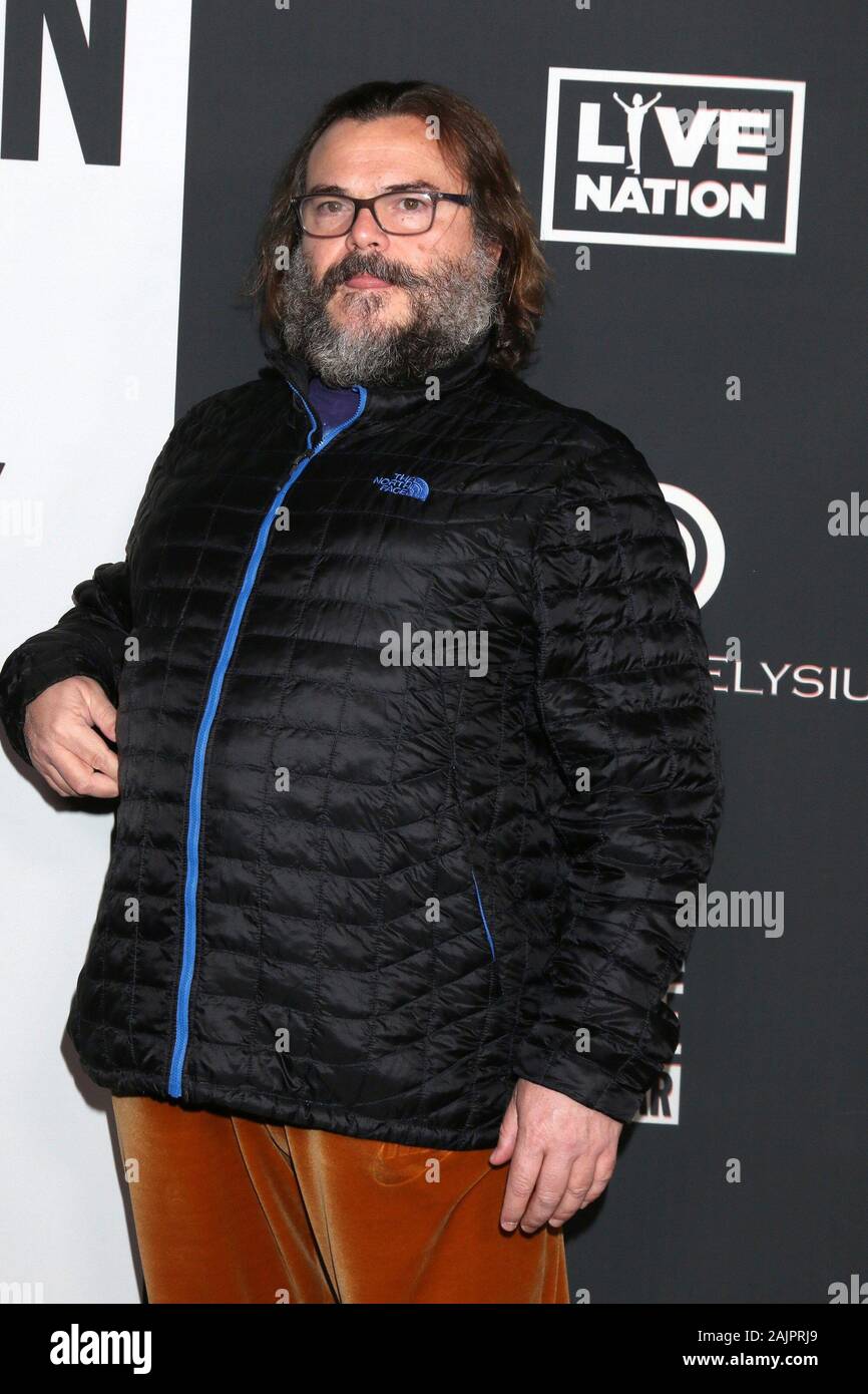Los Angeles, CA. 4th Jan, 2020. Jack Black at arrivals for The 13th Annual Art of Elysium HEAVEN Gala, Hollywood Palladium, Los Angeles, CA January 4, 2020. Credit: Priscilla Grant/Everett Collection/Alamy Live News Stock Photo