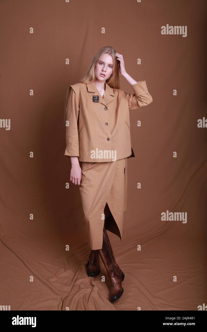 Russian Fashion Model High Resolution Stock Photography and Images - Alamy