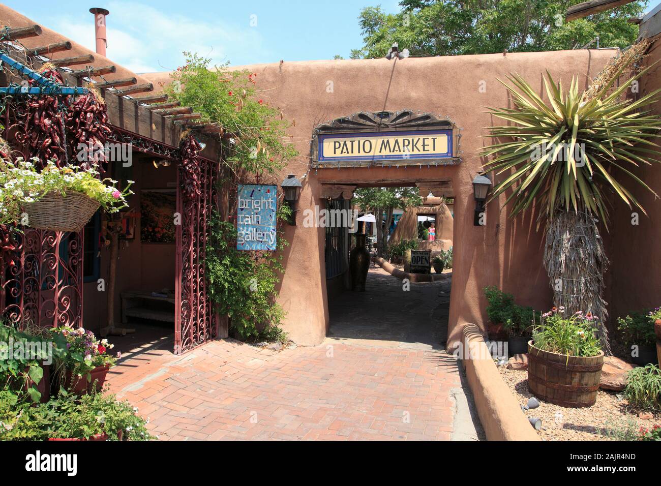 Patio market old town albuquerque hires stock photography and images