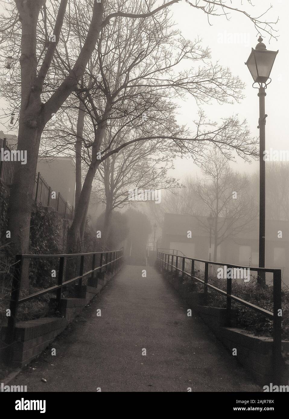 Foggy day in the city hi-res stock photography and images - Alamy