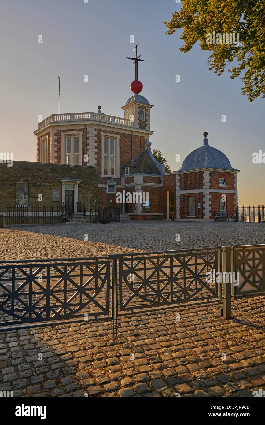 greenwich observatory  red ball Stock Photo