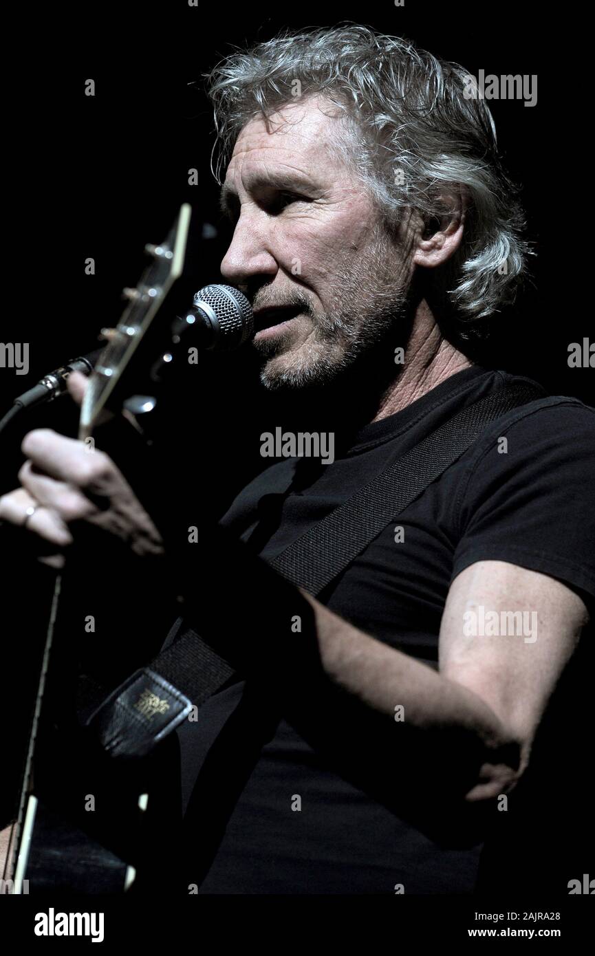 Milano Italy  04/01/2011 : Live concert of Roger Waters at the Forum of Assago, The Wall Tour 2010/2011 Stock Photo