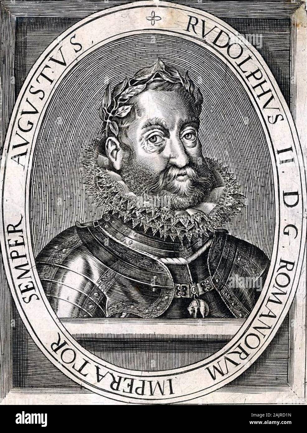 RUDOLF II, HOLY ROMAN EMPEROR (1552-1612) of the House of Hapsburg Stock Photo