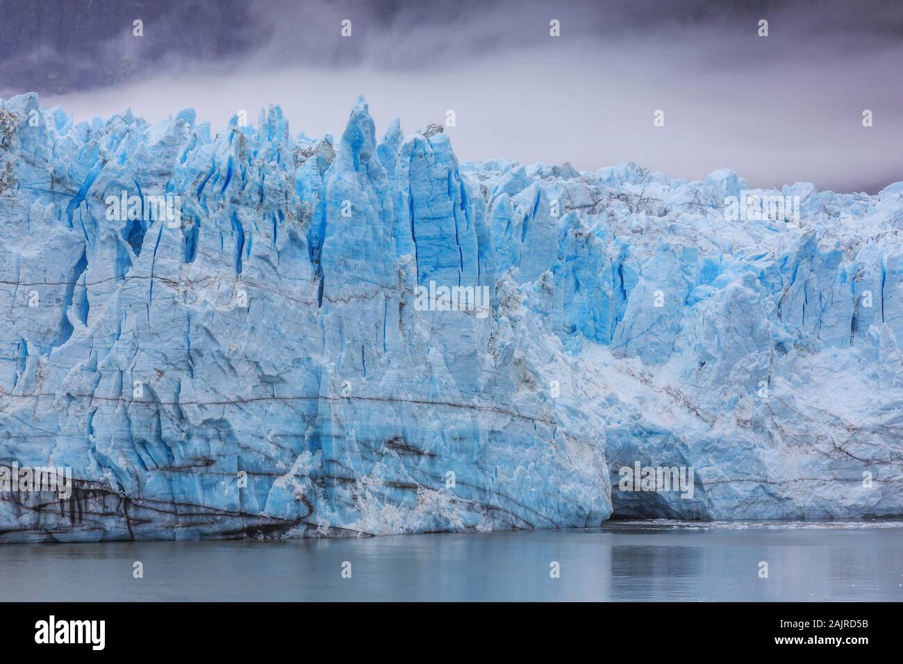 Alaska. Margerie glacier in the Glacier Bay National Park. Stock Photo