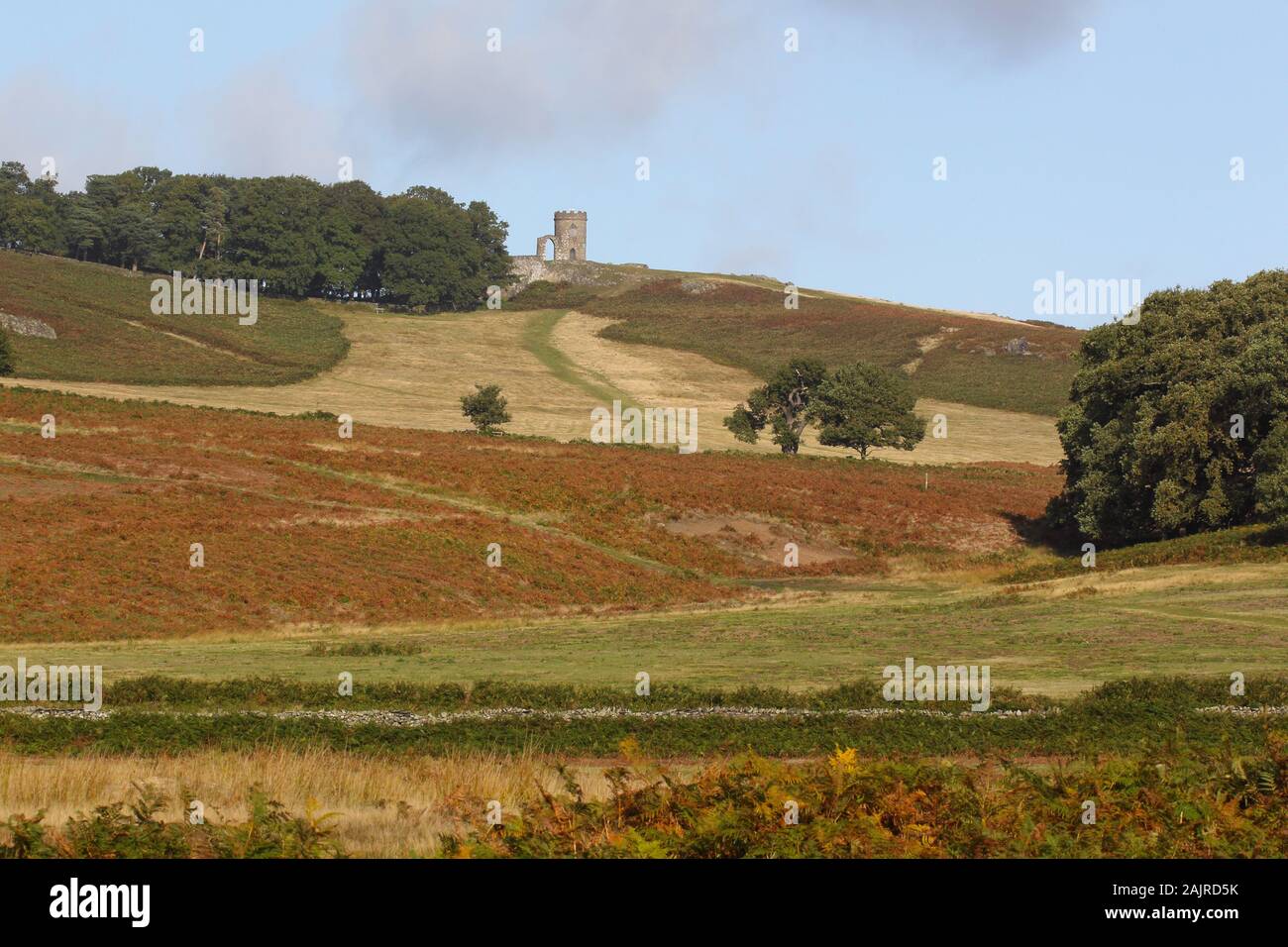 Old John, folly at Bradgate park Leicestershire England Stock Photo