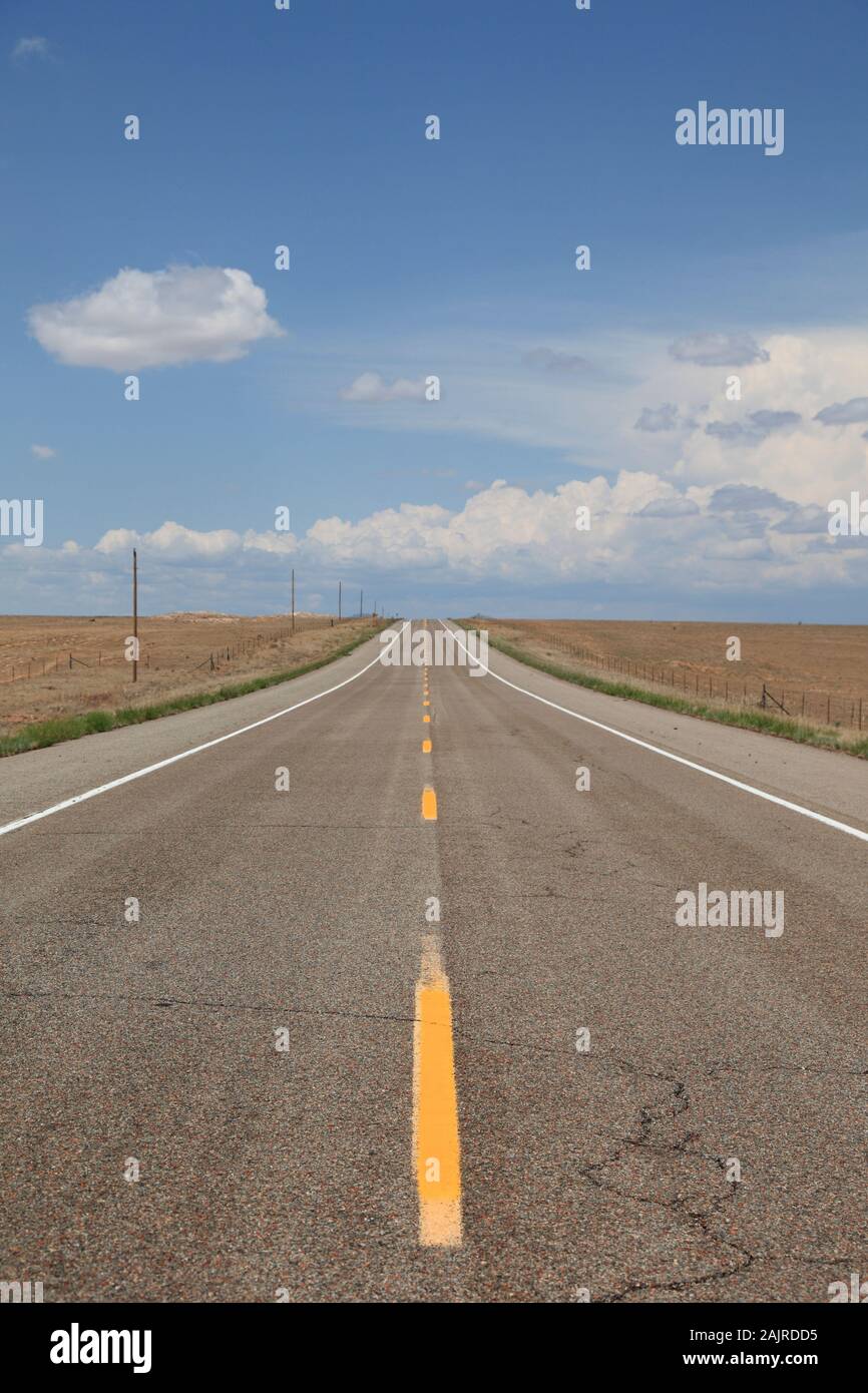 Highway 41, Santa Fe County, New Mexico, USA Stock Photo Alamy