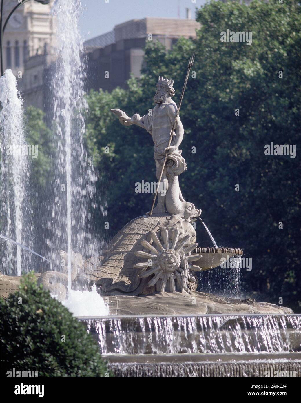 DETALLE DE LA FUENTE DE NEPTUNO 178084. Author JUAN PASCUAL DE MENA
