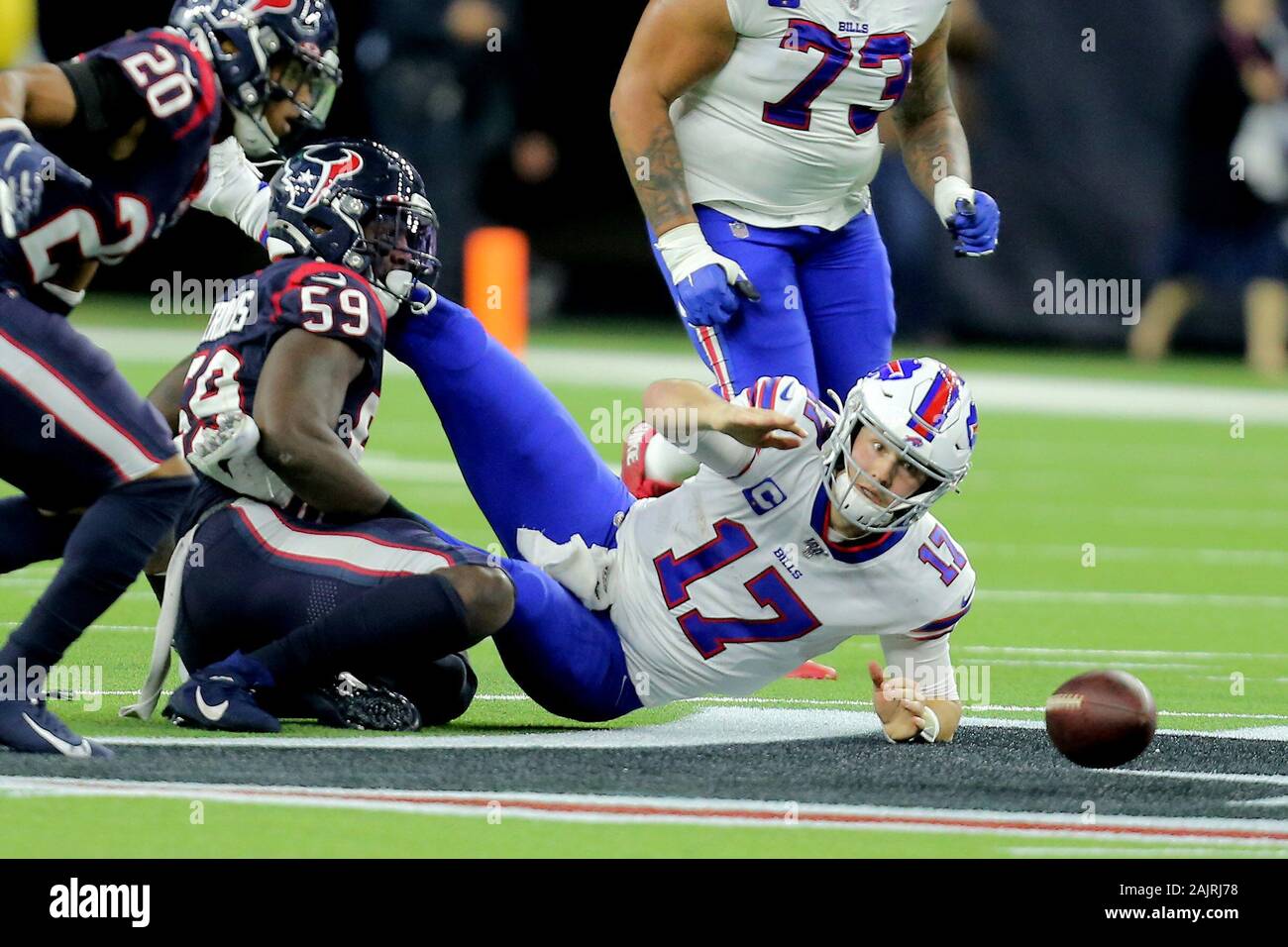 Houston, Texas, USA. 4th Jan, 2020. A general view of NRG Stadium prior to  the AFC Wild Card playoff game between the Houston Texans and the Buffalo  Bills in Houston, TX on