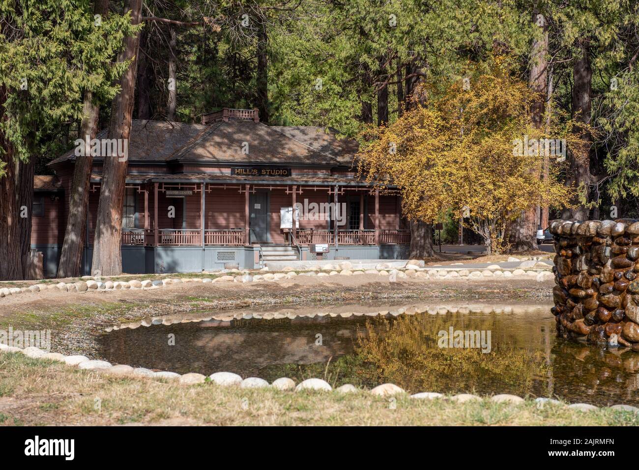Yosemite National Park Ca Usa November 1 2019 Wawona