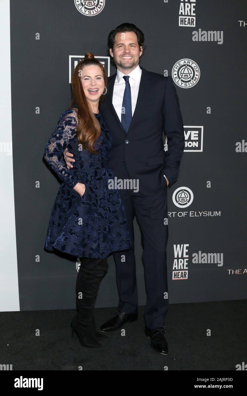 Los Angeles, CA. 4th Jan, 2020. Julianne Morris Polaha and Kristoffer Polaha at arrivals for The 13th Annual Art of Elysium HEAVEN Gala, Hollywood Palladium, Los Angeles, CA January 4, 2020. Credit: Priscilla Grant/Everett Collection/Alamy Live News Stock Photo