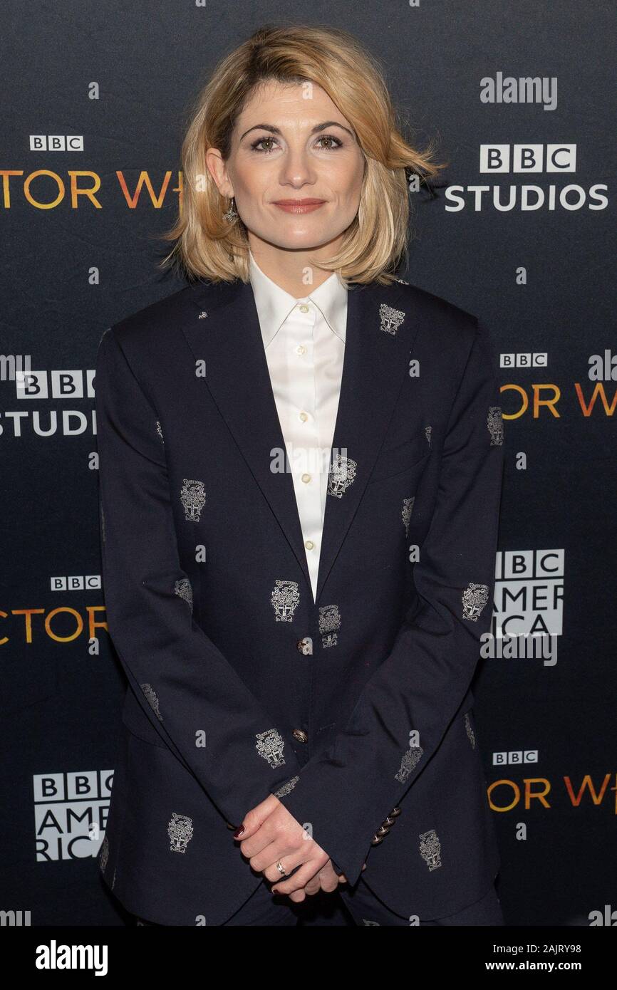 Newark, NY, USA. 5th Jan, 2020. Jodie Whittaker at arrivals for BBC