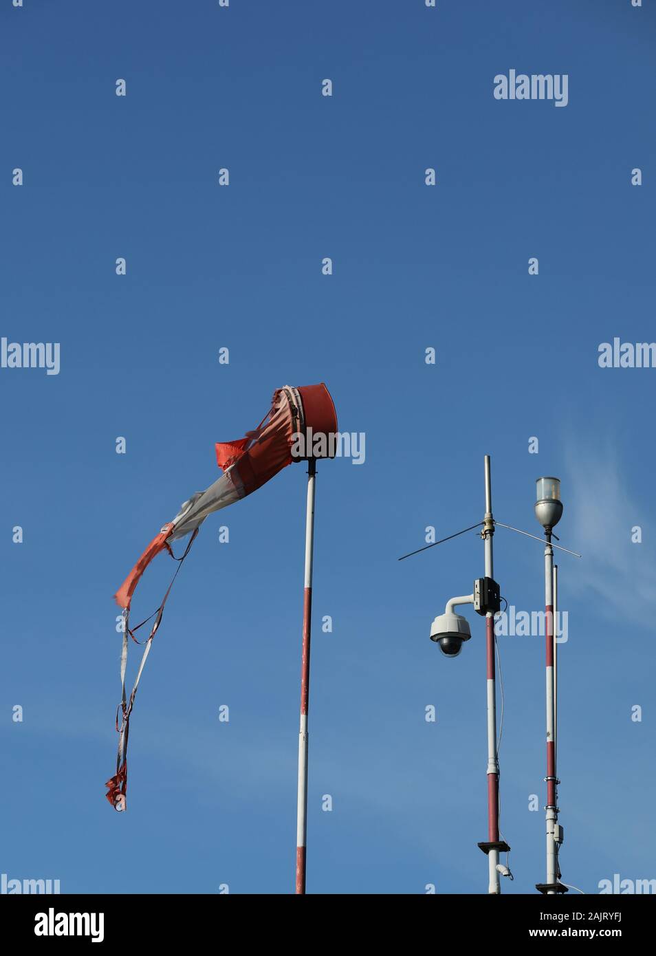 Wind vane anometer Stock Photo