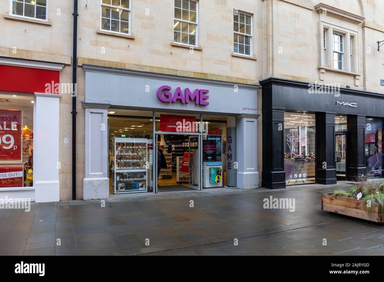 GAME store, Southgate shopping centre, Bath, Somerset, England Stock Photo