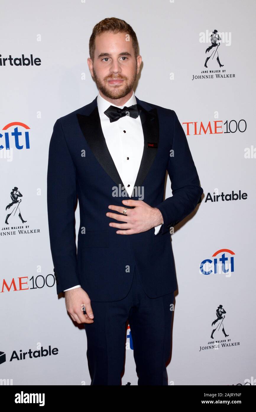 Ben Platt attends the 2018 Time 100 Gala at Jazz at Lincoln Center on April 24, 2018 in New York City. Stock Photo