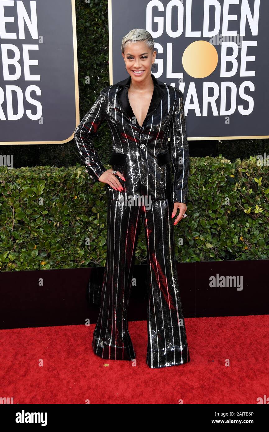Los Angeles, California, USA. 05th Jan, 2020. Sibley Scoles arrives at