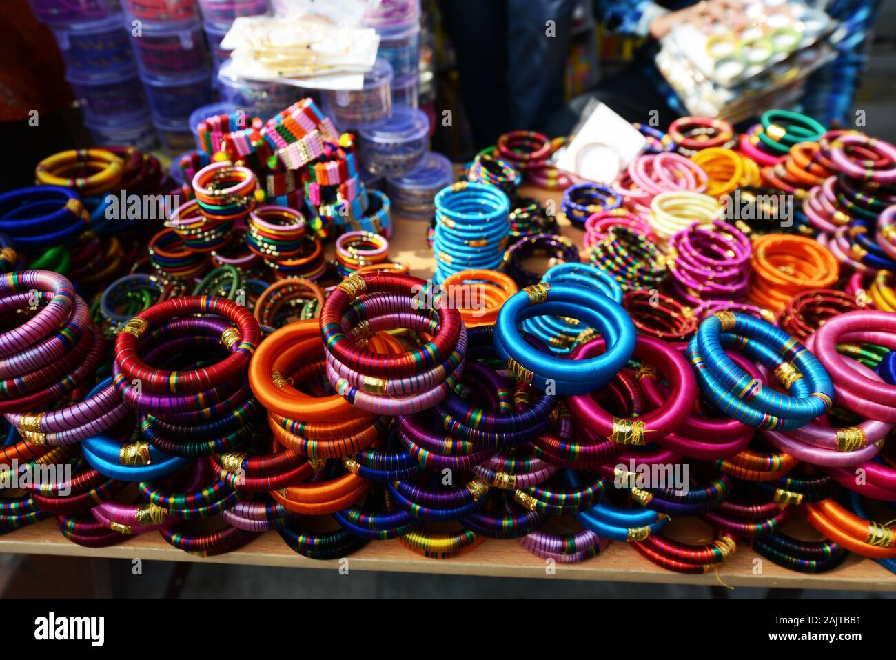 Jaipur bangle market hi-res stock photography and images - Alamy