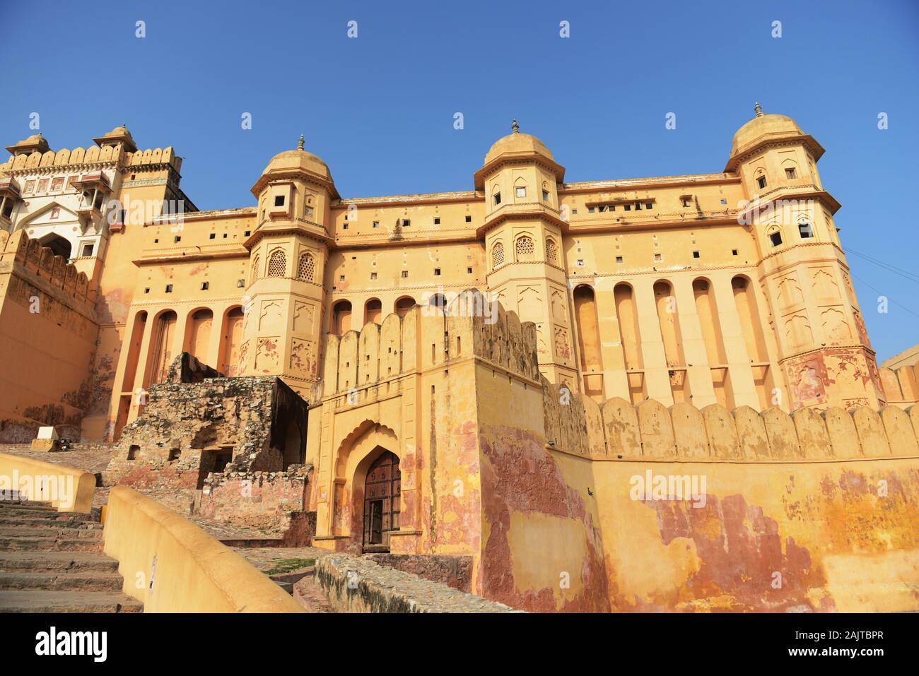 The beautiful Amber fort near Jaipur, India. Stock Photo