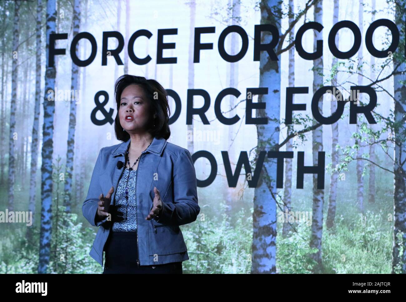 Fama Francisco, CEO Procter & Gamble Baby & Feminine Care, speaks on