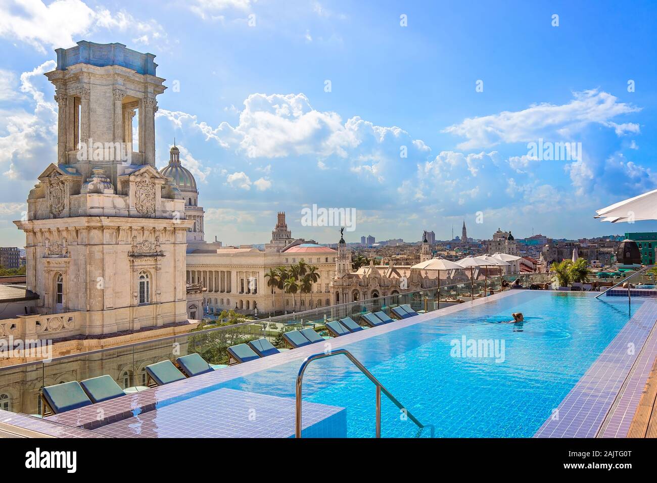 Havana, Cuba – 16 December, 2019: A scenic panoramic view of Havana ...
