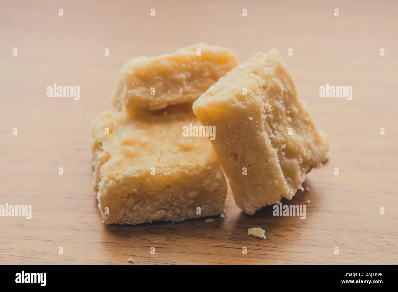Cocada - Coconut sweet - traditional sweet of Brazil. Stock Photo