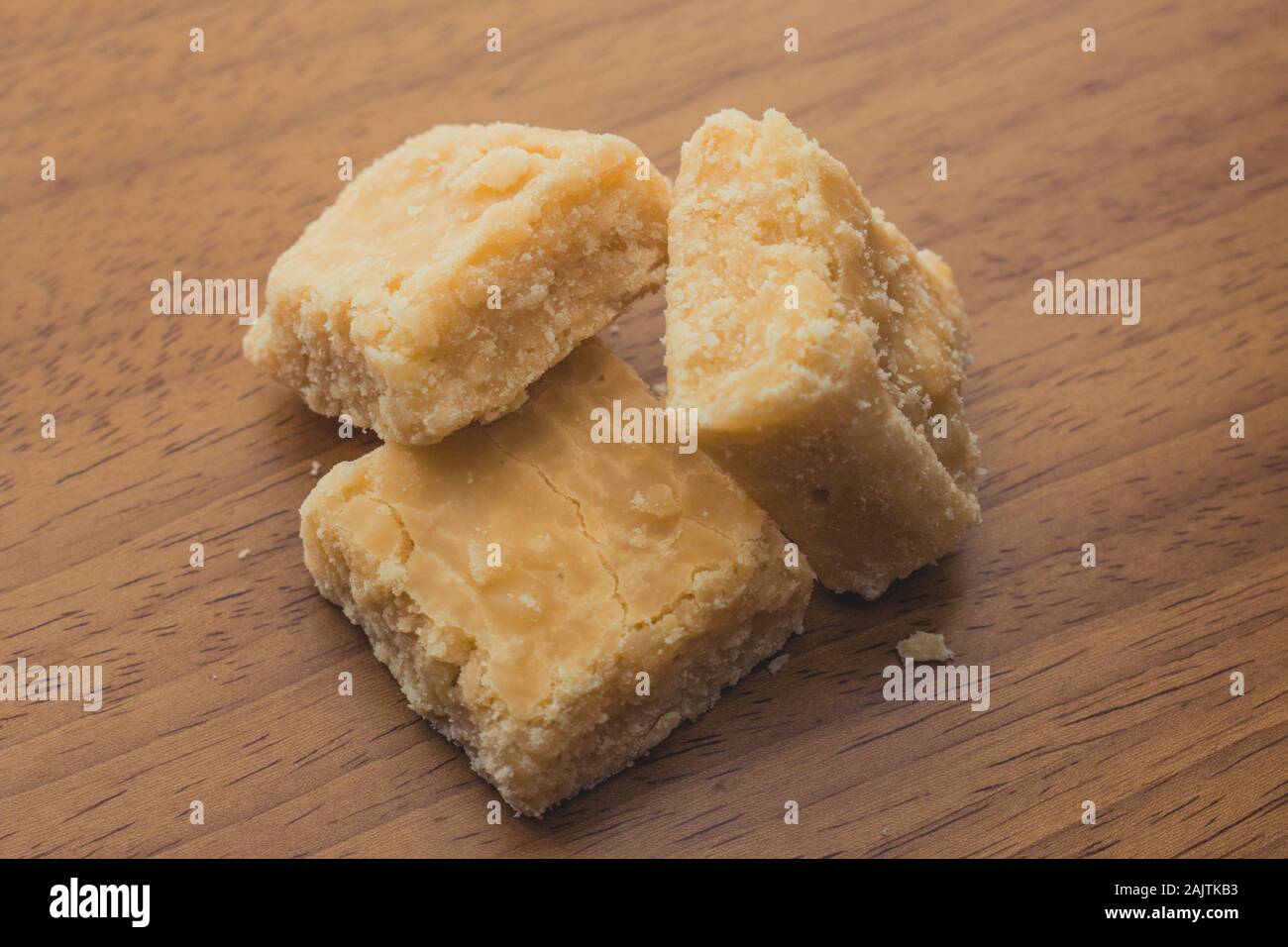 Cocada - Coconut sweet - traditional sweet of Brazil. Stock Photo