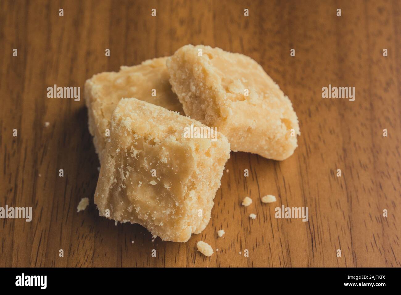Cocada - Coconut sweet - traditional sweet of Brazil. Stock Photo